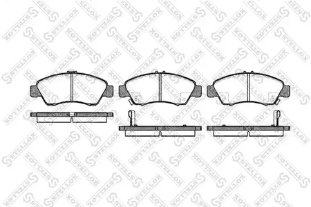 430 002B-SX STELLOX колодки дисковые п.